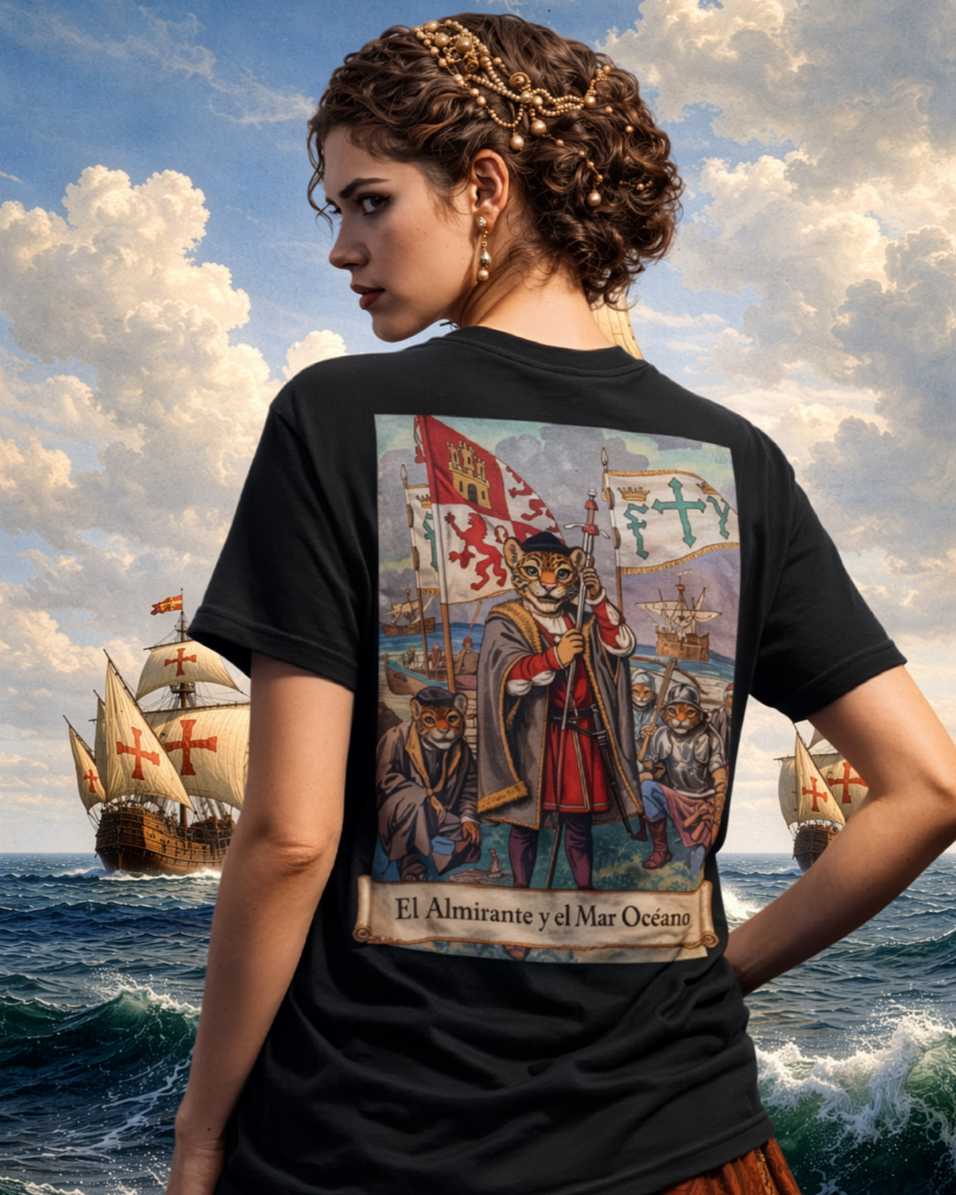 FI-SP-00200 | 'El Almirante y el Mar Océano' Cristóbal Colón