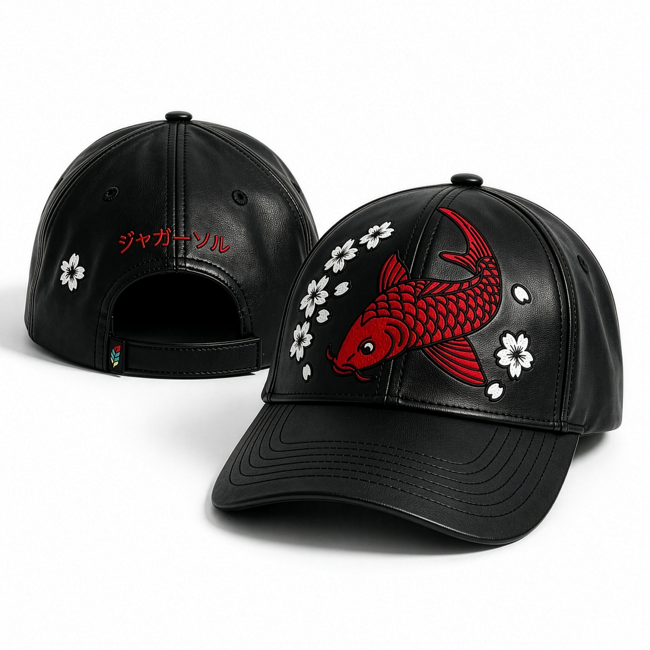 Koi no Michi | Premium Cultural Embroidered Cap - Jaguar Sol
