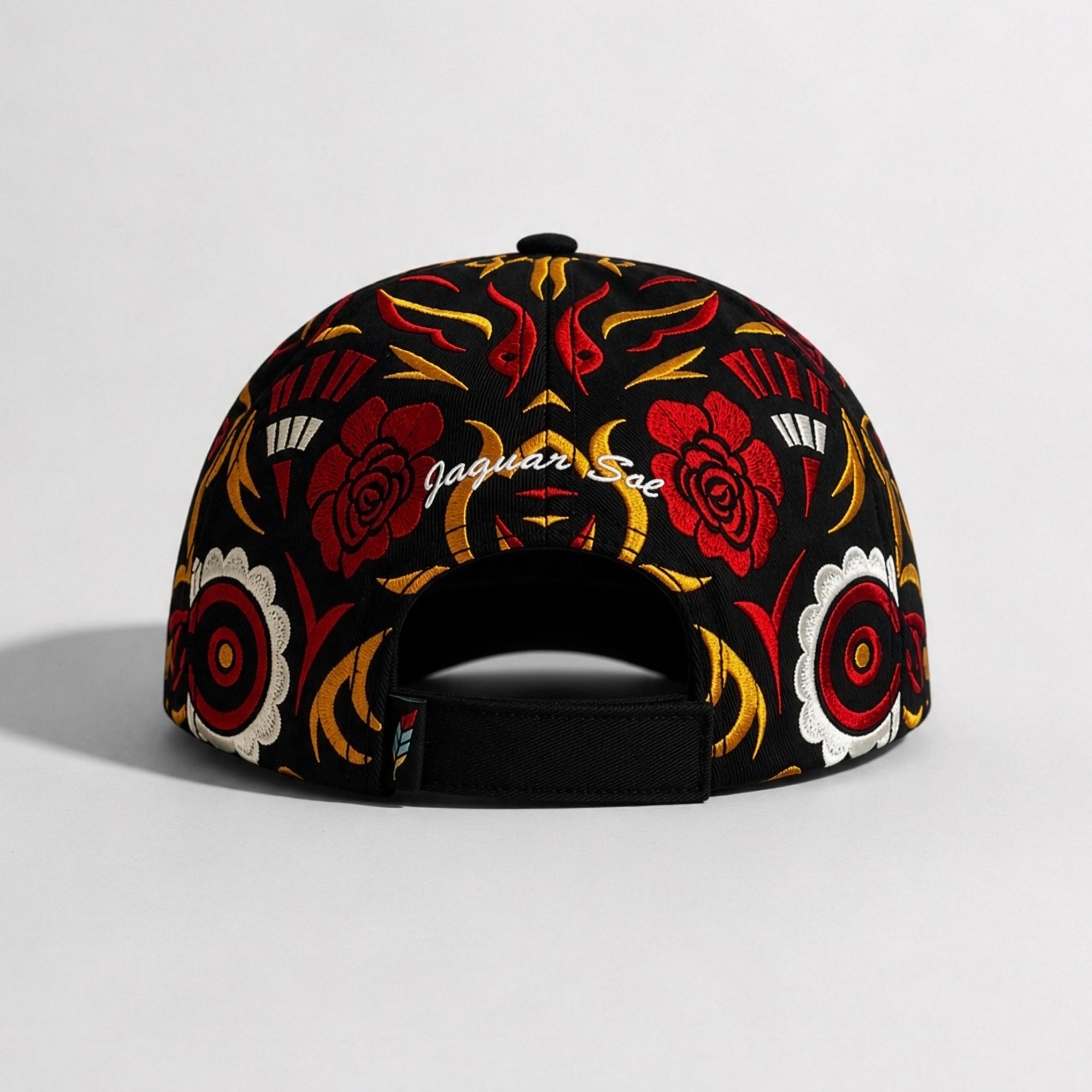 Flamenco Flow | Full-Pattern Premium Embroidered Cap - Jaguar Sol