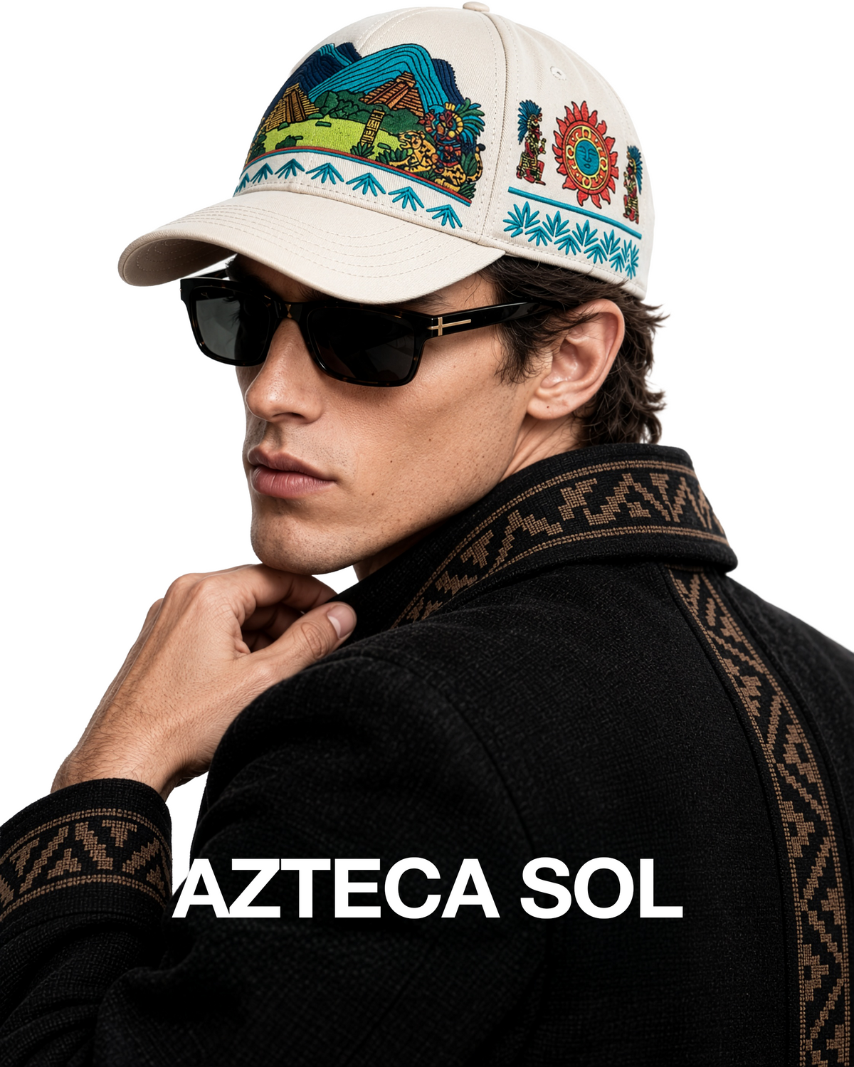 Azteca Sol | Premium Embroidered Hat