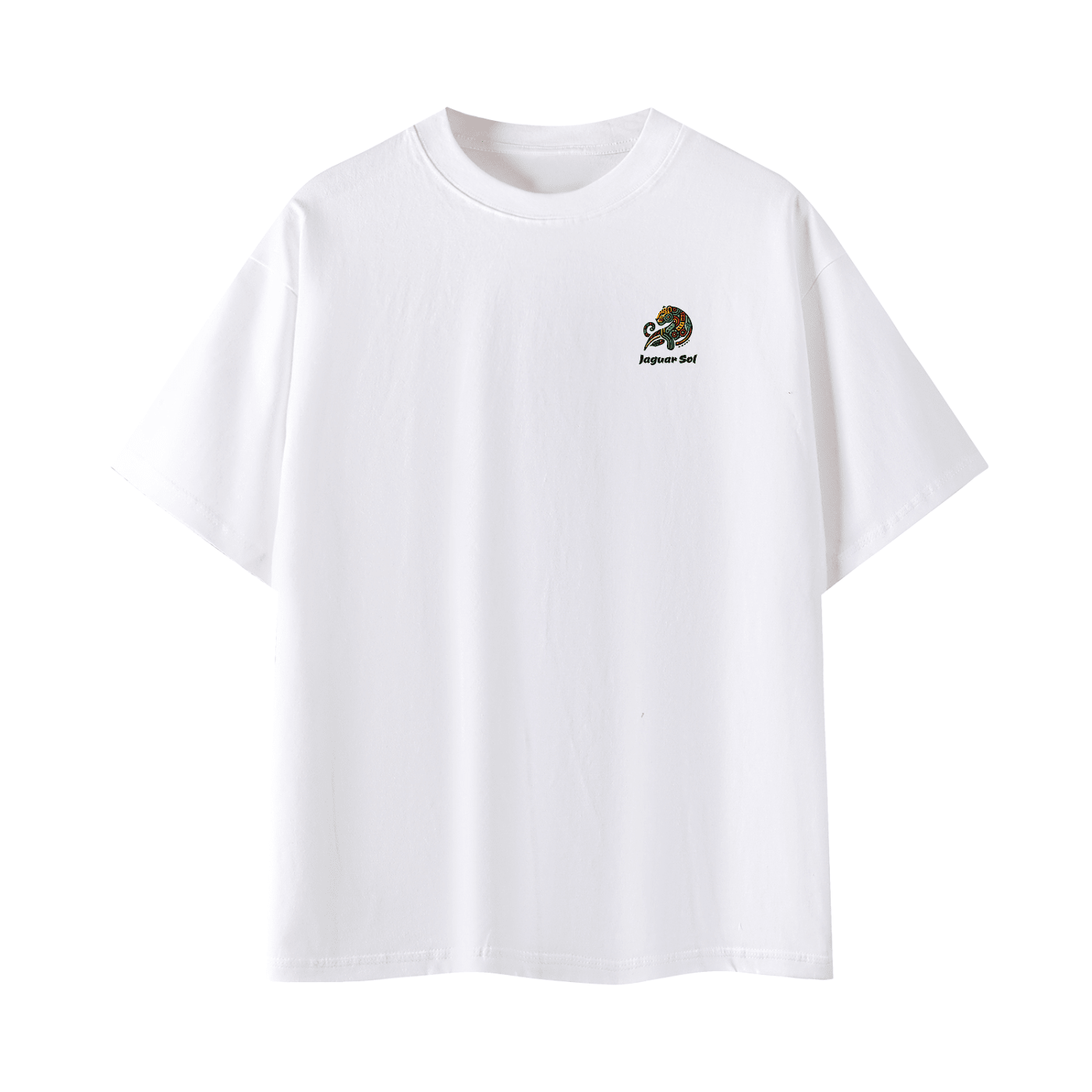 Albert Einstein Iconic Jaguar Portrait | Back - Print Fitted Cultural Graphic Tee - Jaguar Sol