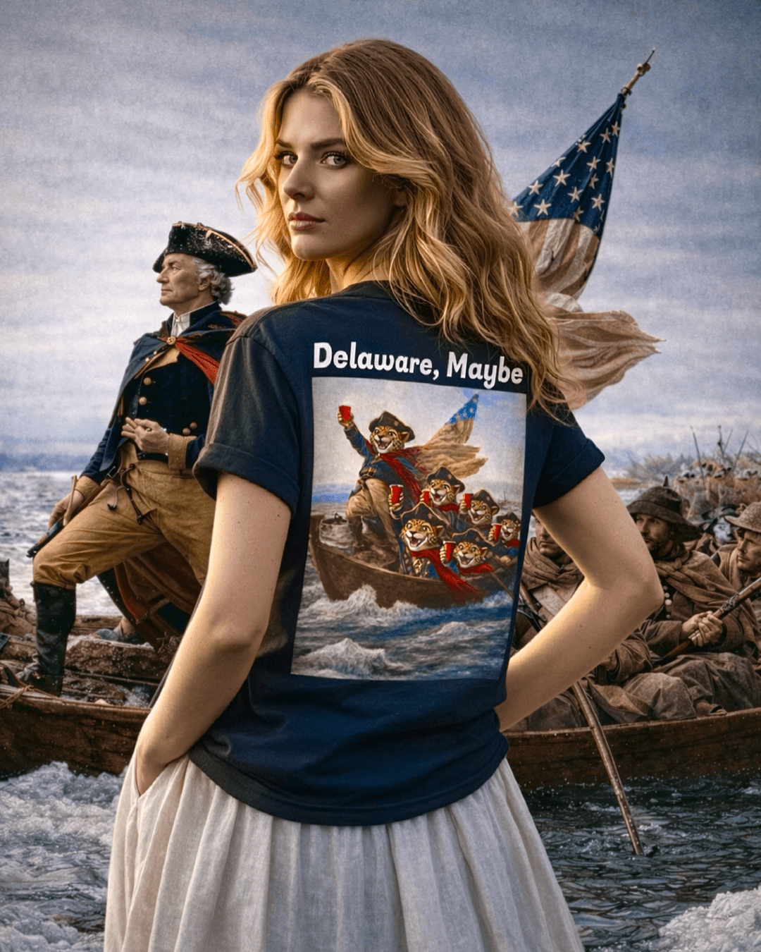 FI-US-00100 | 'Delaware, Probably' George Washington River Crossing - Jaguar Sol