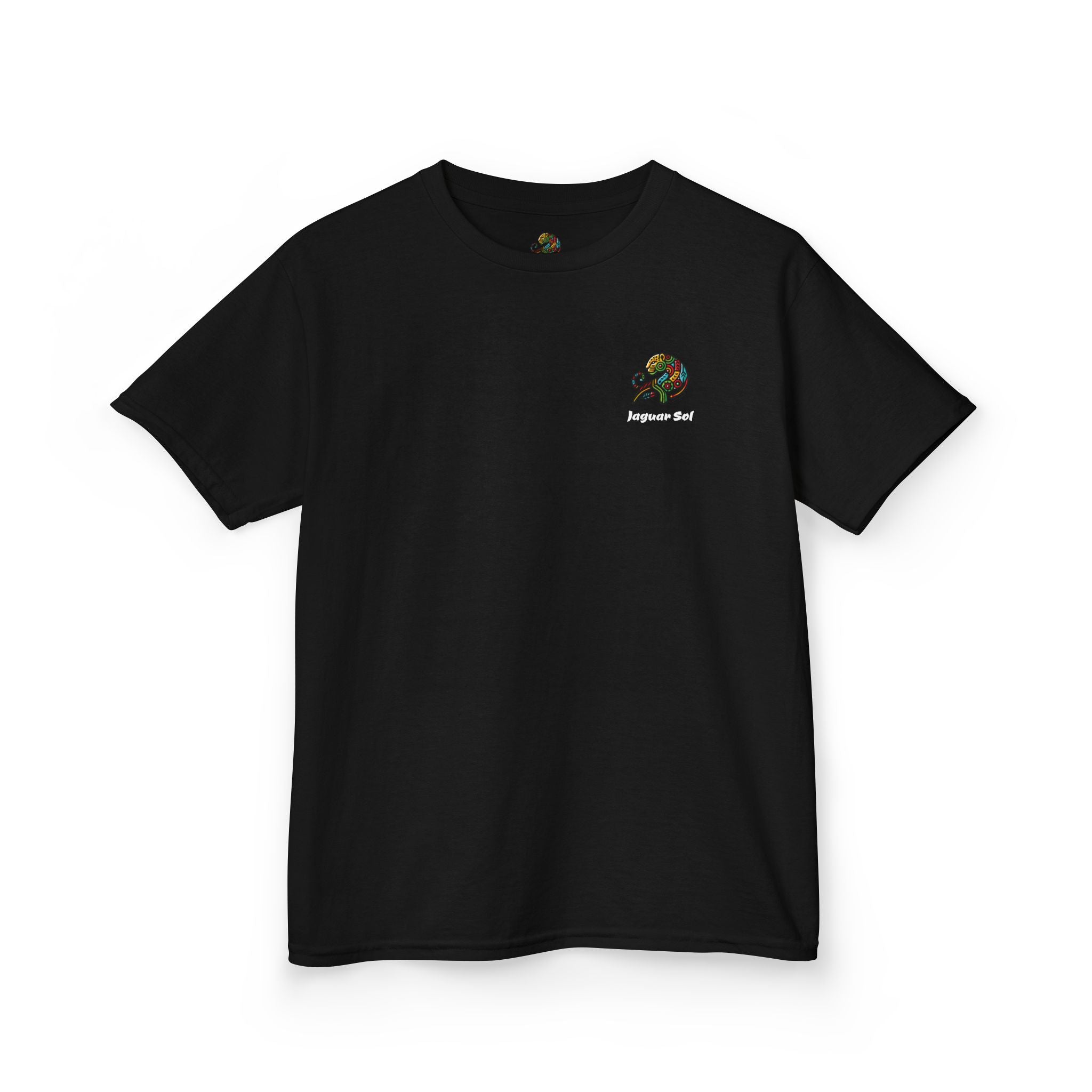 Kids "VMC" Viva Mexico Cabrones Sombrero Jag | Back - Print Fitted Cultural Graphic Tee - Jaguar Sol