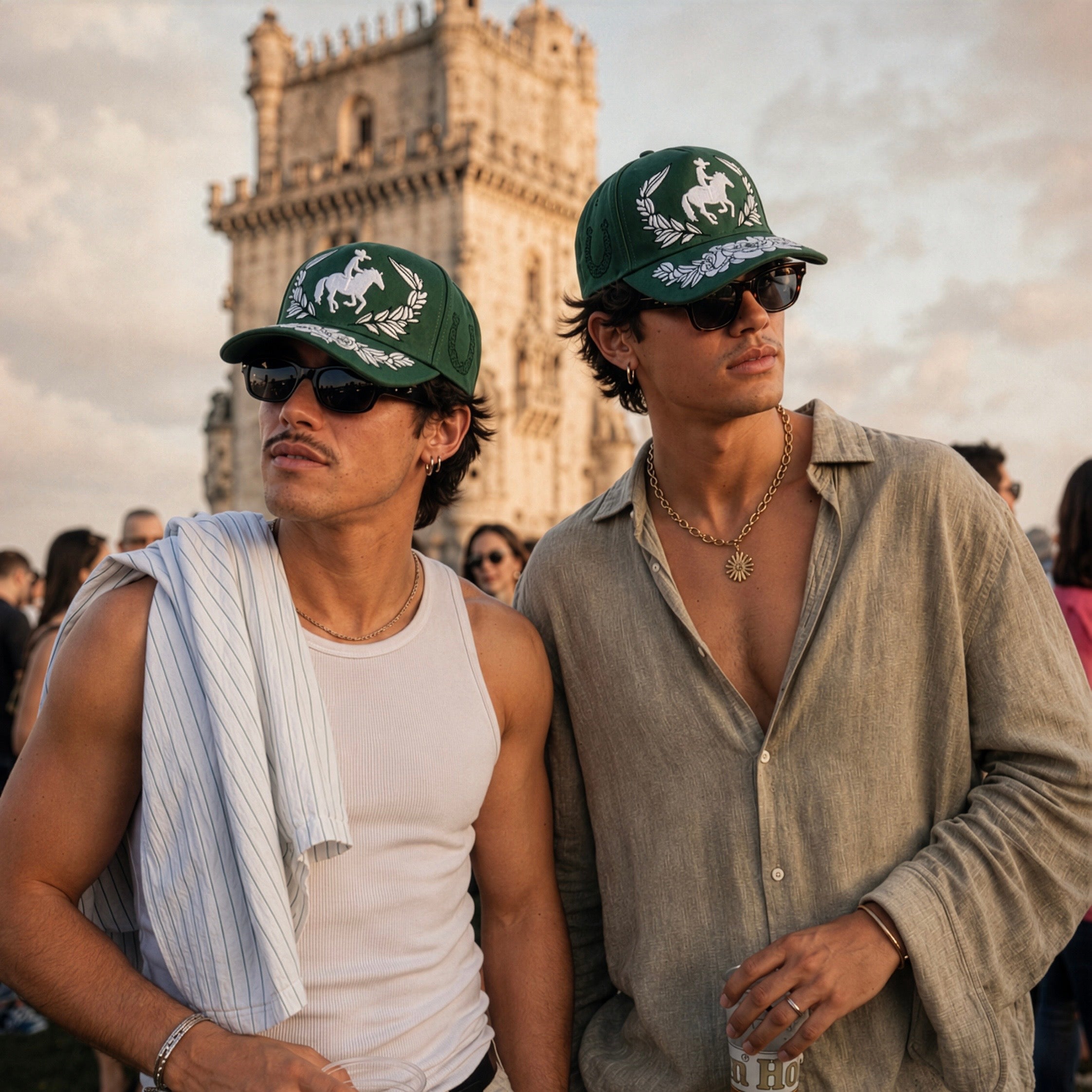 Ranchero Elegante | Premium Cultural Embroidered Cap - Jaguar Sol