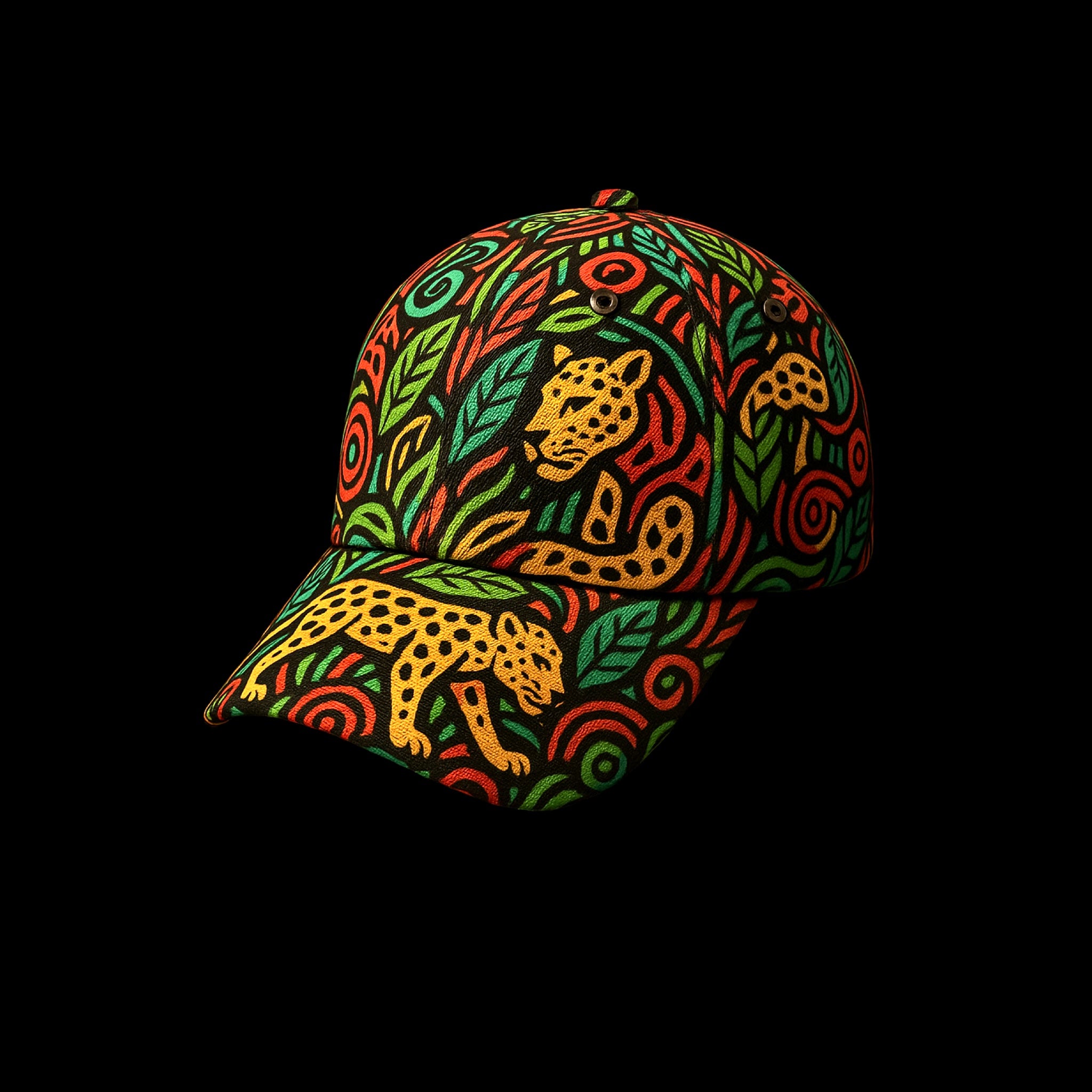 Toro Sol - Premium Cultural Embroidered Cap - Jaguar Sol