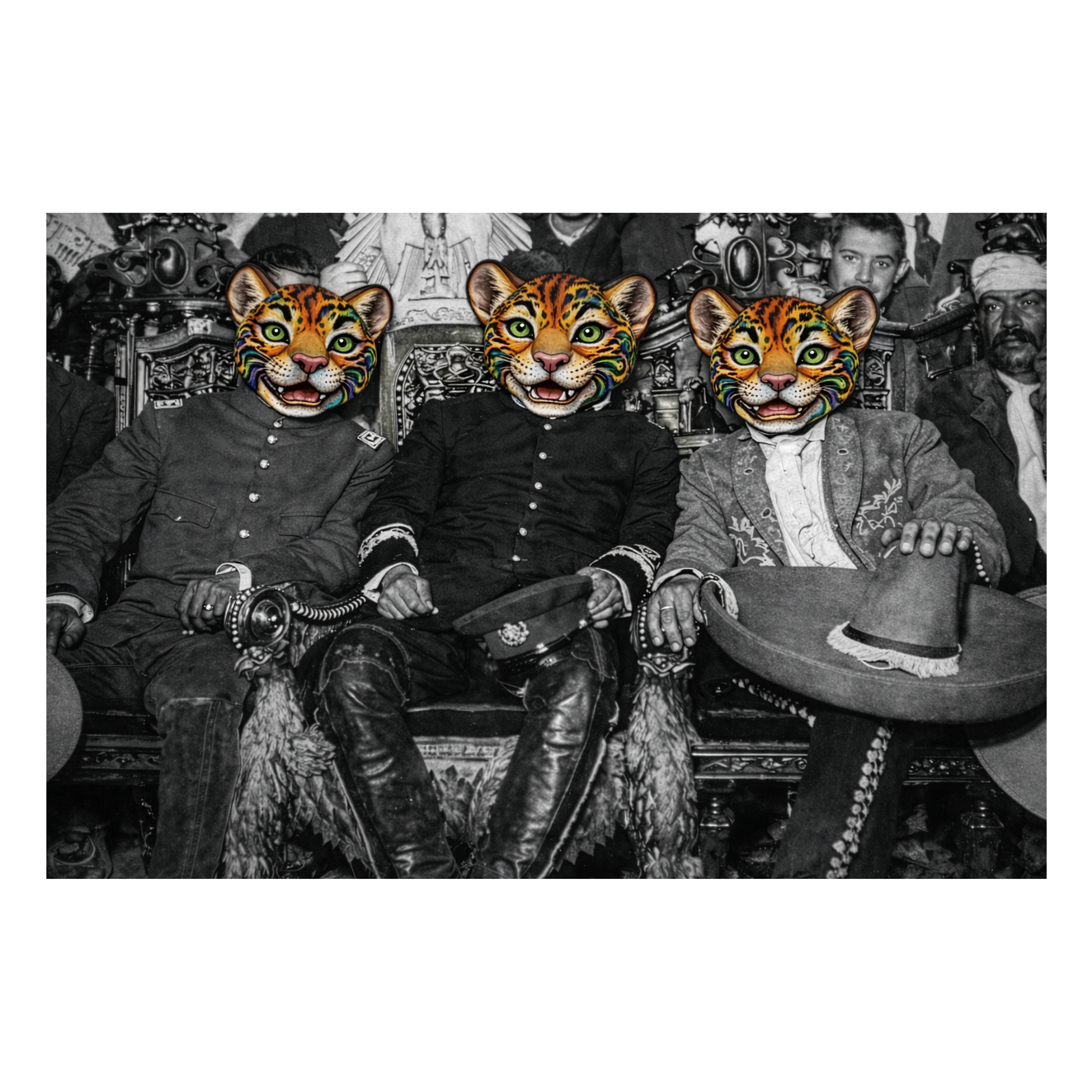 'Polvo y Plomo' Mexican Revolution Pancho Villa | Back - Print Graphic Tee - Jaguar Sol