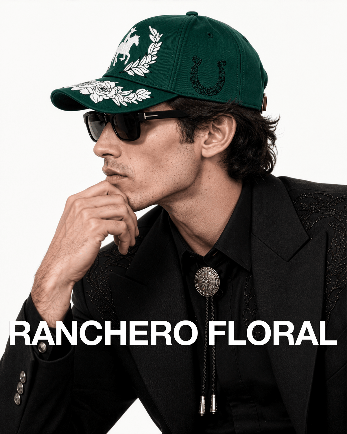 Ranchero Floral | Premium Embroidered Hat - Jaguar Sol